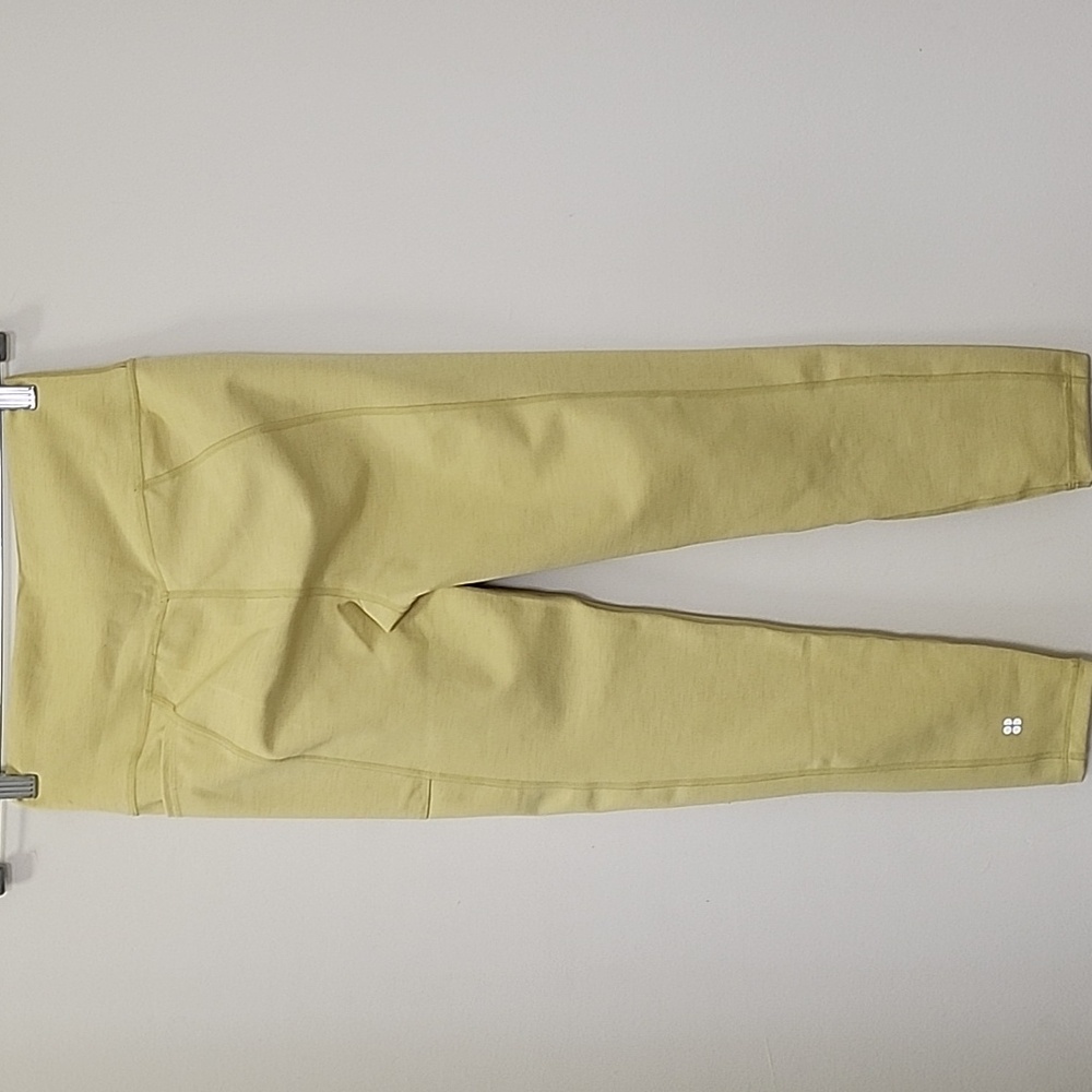Sweaty Betty Super Sculpt 7/8 Length Leggings yellow Green Size Medium - Picture 7 of 16